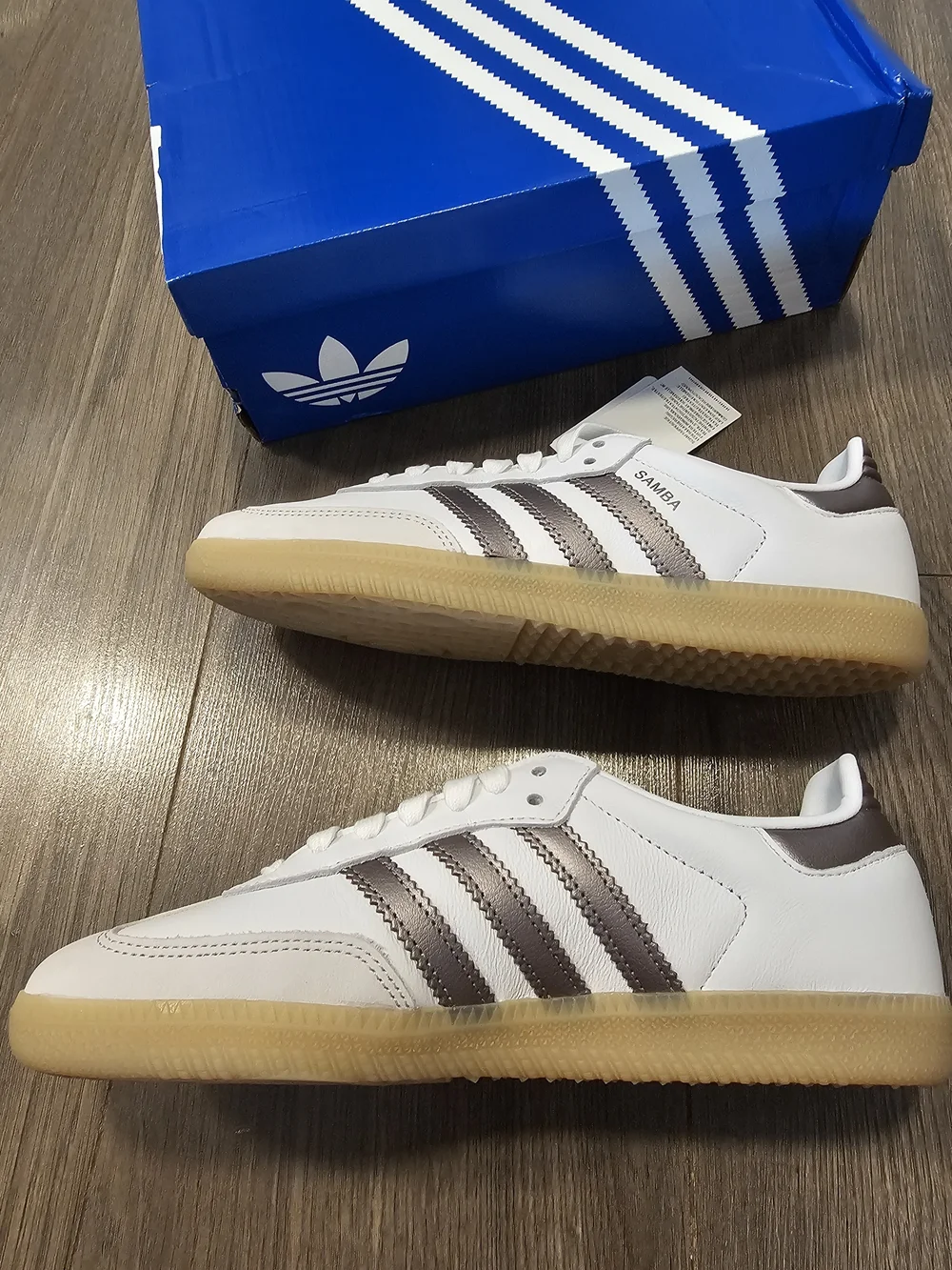 Adidas Samba Women's White/Grey Classic Adidas Sneakers